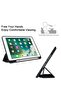 iPad 6th/5th Generation Case with Pencil Holder, Folio Stand, Auto Wake/Sleep, Black - 3