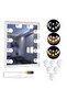 10-Piece LED Vanity Dimmable Mirror Light Set White 50x45x38mm - 4