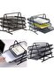 Metal Paper Tray | Mesh Document Tray for Desk Accessories Office Supplies Files and More - 2