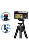KP2205 Travel Tripod Mobile Phone Holder Telescopic Camera Mount Tripod Stand - 5