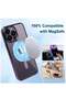 Magnetic Case for iPhone 14 Pro Max [MagSafe] Camera Lens Protector Plating Luxury Cover - 3