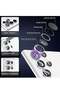 Samsung Galaxy S23 Ultra Camera Lens Protector, 9H Tempered Glass Camera Cover Screen Protector Metal Individual Ring, S23 Ultra 5G 2023 (Silver) - 4