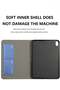 Ultra-Thin Cloth Pattern Stand Case for iPad Air 4/Air 5 (10.9") - Black - 4