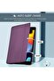 iPad 10.2 Case - Compatible with iPad 9th/8th/7th Gen - Slim Hard Back Shell Smart Cover (Purple) - 4