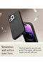 (for iPhone 14 Pro) - European Nappa Leather Case - Smoothen and Soften Over Time - Compatible with Magsafe - Black - 5