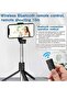Selfie Stick, Extendable Selfie Stick with LED Fill Light Wireless Remote and Tripod Stand, Portable, Lightweight, big Height extendable 70 cm and Compatible with iphone and Android smartpho - 4