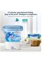 Compact 1.8 kg Portable Folding Washing Machine – 135W Lightweight, Space-Saving Design, White/Blue - 2