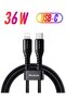 USB C to Lightning 36W PD Fast Charging Cable 1.2m Nylon Braided Aluminum Alloy Durable Break