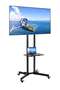 Mobile Rolling TV Cart for 32-65inch LED Screen, Height Adjustable, 50KG Max VESA 600x400mm