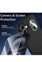 iPhone 16 Case – Ultra-Thin Matte Cover with Upgraded Camera Lens & Screen Protectors, Slim Shockproof Anti-Scratch Soft Touch Case for iPhone 16, Black - 3