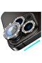 iPhone 15 Pro & 15 Pro Max Camera Lens Protector Bling Tempered Glass Diamond Metal Ring