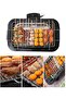 Smokeless Indoor/Outdoor Electric Grill Portable Tabletop Kitchen BBQ Adjustable Temperature Control