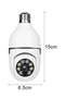 Bulb Camera 1080P, Night Vision IP Camera, PTZ Camera, 4X Digital Zoom Monitor, Home Security System, WiFi Camera Full Color - 4