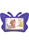 iPad 9th 8th 7th Generation Case Kids Girls, Cute Butterfly Shockproof EVA Foam Super Protection Stand Cover - 2