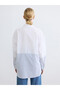 Striped Oversize Women's Shirt Tunic - 4