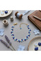 Flower Garden Blue Colored Anklet - 4