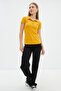 Embroidered Polo Collar Slim Fit T-Shirt - 2