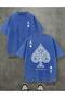 Ace of Spades Printed Washable Vintage Unisex Oversize T-Shirt