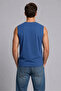 Men's Sleeveless T-Shirt Blue - 2