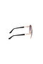 Shiny Rose Gold Uv400 Metal Female Sunglasses - 3