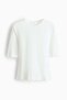 Pointelle jersey T-shirt - 4