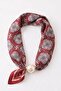 Women's Oversize T-Shirt Ruby Scarf with Magnetic Scarf Accessory Black – Comfortable Fit, 100% Cotton - 5