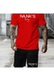 Unisex Oversize Shorts Set Short Sleeve T-Shirt Comfortable Fit Summer Casual Sports