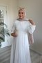 Molly Nelly Women's Long Hijab Dress with Mobile Skirt - 4