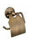 Brushed Antique Tumbled Toilet Paper Holder Antique Rain Series Brass Material Bathroom Accessory