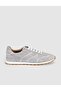 Gray Genuine Leather Women's Casual Sneaker