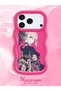 iPhone 17 Pro Compatible Case Camera Protector Red Silicone Couple Phone Case Girl Pattern - 2