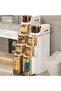 5-Tier - Open Top Multi-Purpose Bathroom, Laundry Room, and Kitchen Organizer |   Narrow Space Vertical Drawer Cabinet - 3