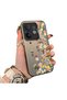 Vivo V60 5g Compatible Silicone Edge Hard Back Case Couple Phone Case with Floral Pattern