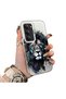 Redmi 15 5g Compatible Silicone Edge Hard Back Case Couple Phone Case Lion Pattern