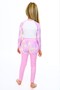 Summer Two-Piece Girls' Uv Sun Protection Swimsuit with Long Sleeves and Shorts - 4
