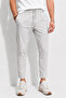 Men's Alfred Elastic Waist Gabardine Trousers - Light Blue - 3