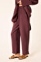 Peplum Tunic with Elastic Waist Pants Set - 3