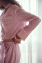 Lace-Detail Striped Crop Shirt - 3