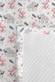 Pink Safari Animal Girls' Pique Set - Gray Tropical Baby Room Bedspread - 160X220 cm - 7
