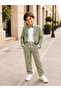 Boy's Washington Jacketed Bow Tie Suit 100% Cotton - 3