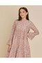 Senior Girls Pink Floral Poplin Dress - 5
