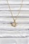 316L Steel Chain Gold Color Zircon Stone Rabbit Model Women's Necklace