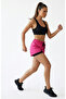 Women's Active Swim Shorts with Inner Tights and Slit Detail - 3