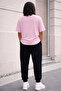 Unisex Oversize Printed T-Shirt and Sweatpants Set – Wide Cut Casual Sweatpants Set – Comfortable with Elastic Cuffs – Kalib - 2