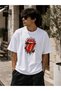 Men's Oversize Printed 100% Cotton T-shirt