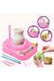 Kids Electric Pottery Wheel Kit – Complete DIY Clay Craft Studio with Air-Dry Clay, Tools & Mini Pottery Machine | Educational Art Toy for Children