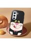 Tecno Camon 40 Pro 5g Compatible Case Camera Protector Black Silicone Couple Phone Case Cute Patterned - 2