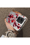 Poco X7 Pro Compatible Silicone Edge Hard Back Case Couple Phone Case with Floral Pattern - 4