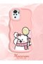 Redmi Note 10 4g Compatible Case Camera Protector Pink Silicone Couple Phone Case Cat Pattern - 2