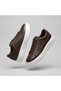 (Sneakers) Inside and Outside Genuine Leather Casual Men's Shoes Brown - 6